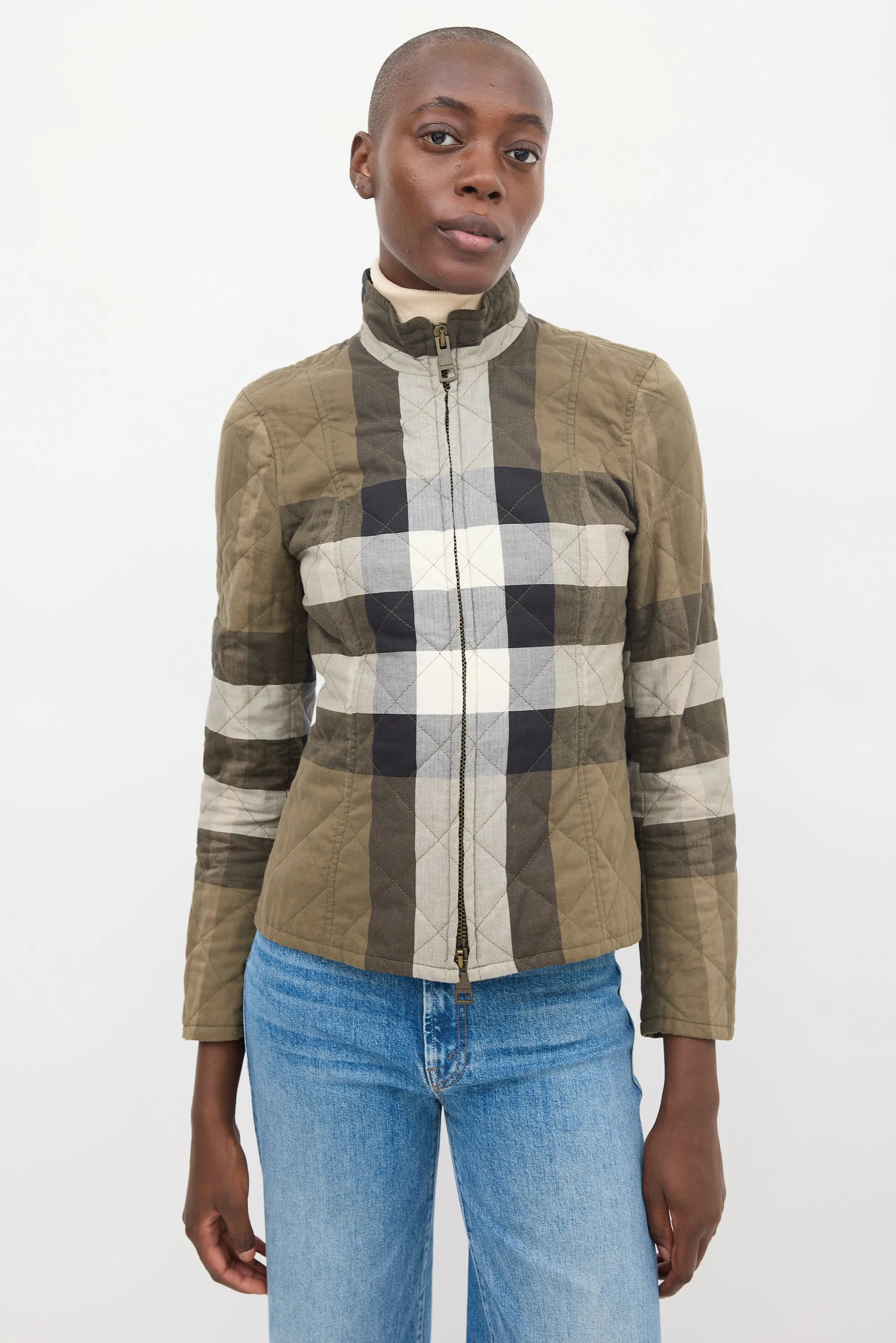 Brit Green Cotton Modular Hooded Anorak Jacket