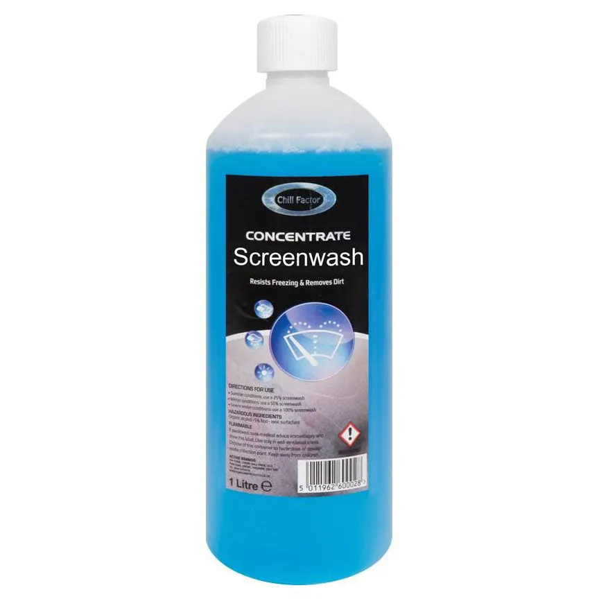 Chill Factor Concentrate Screen Wash 1L - Case of 6
