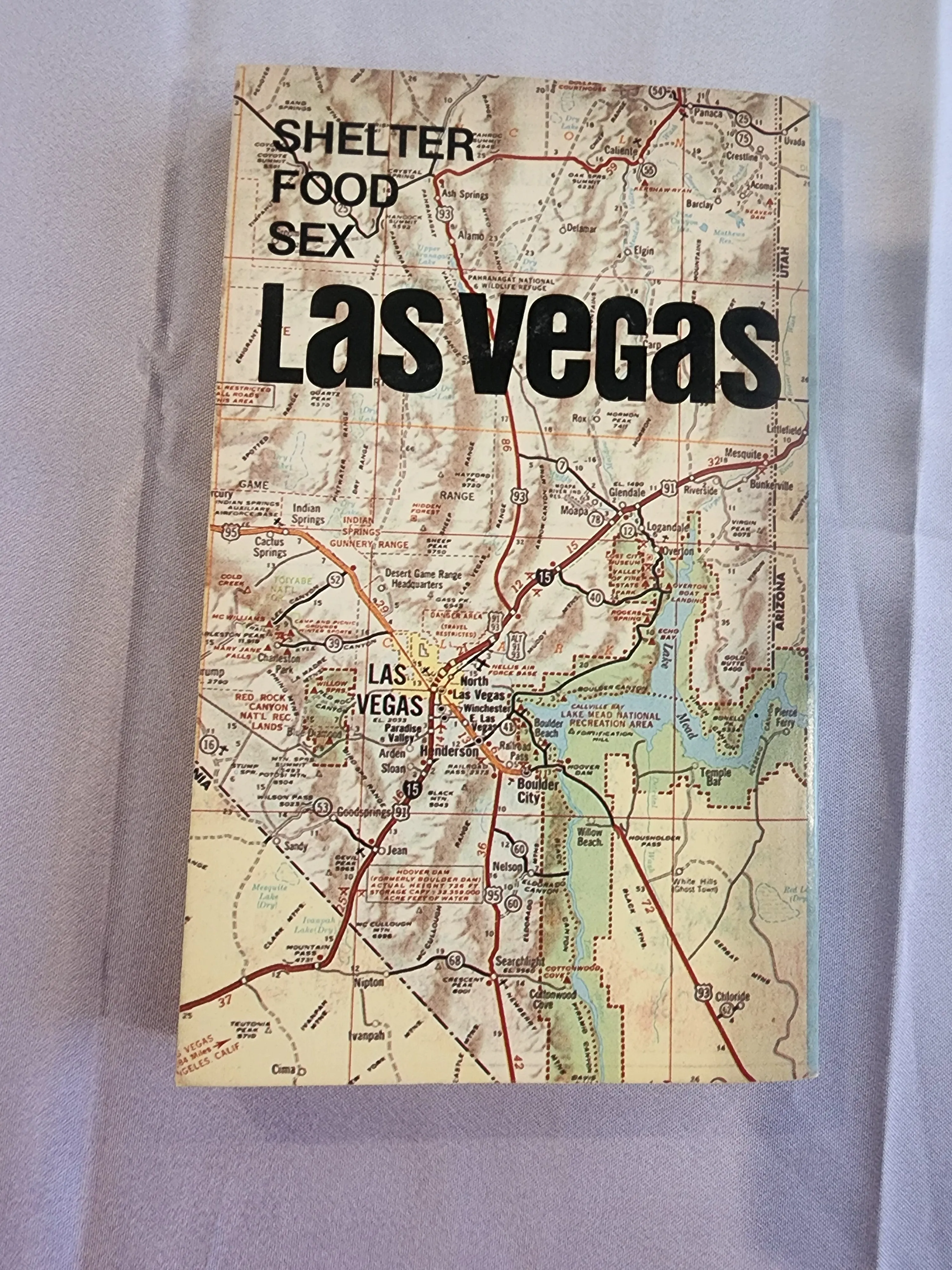 Las Vegas Shelter Food Sex Bert Lane Tandem House 1976 Paperback