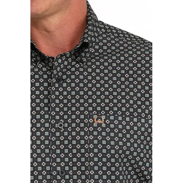 Men's Cinch Arena flex Navy Print MTW1704146
