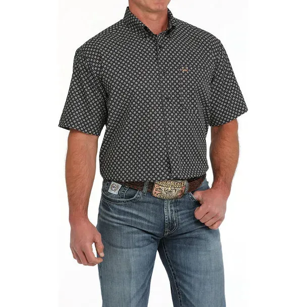 Men's Cinch Arena flex Navy Print MTW1704146