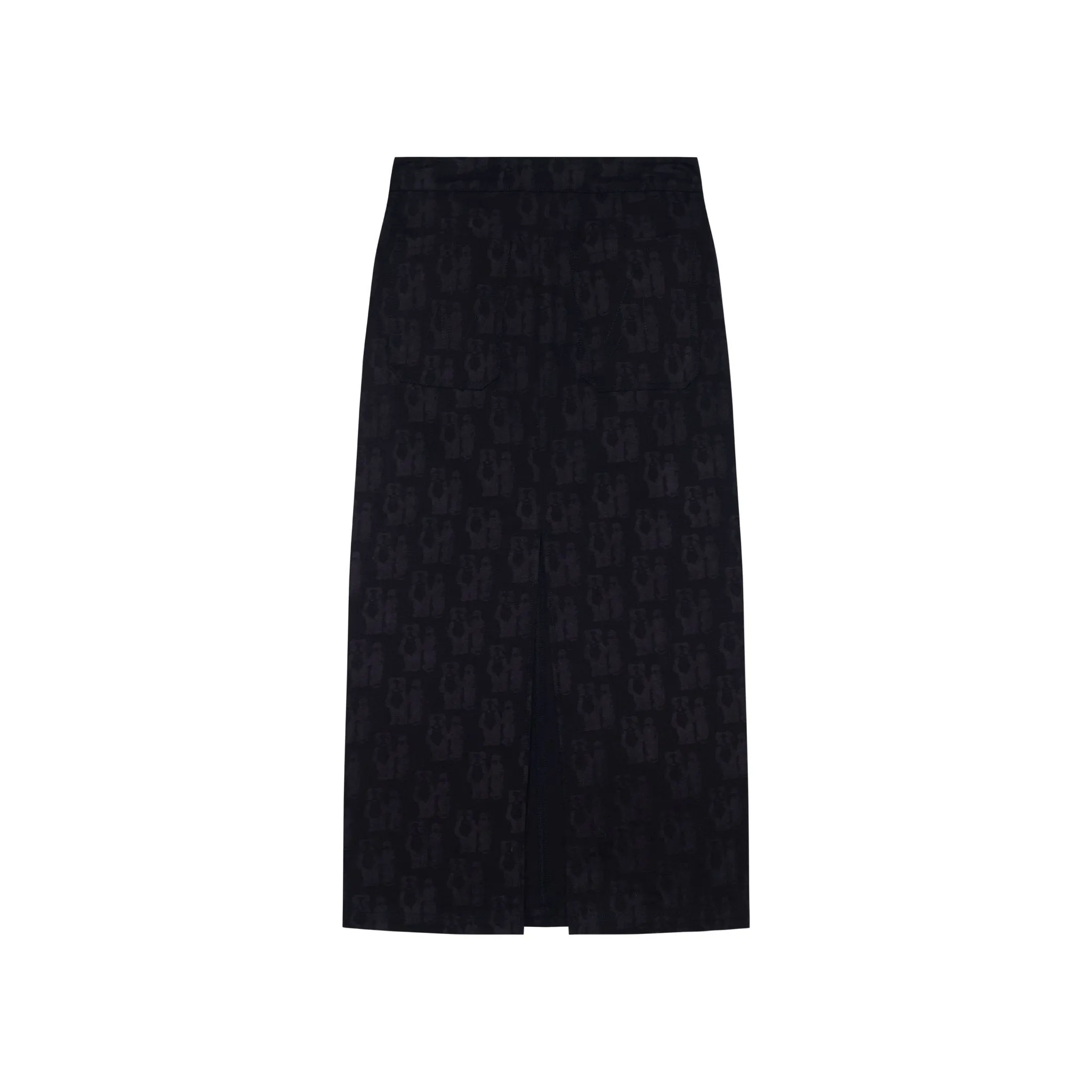 Mid-length Denim Skirt