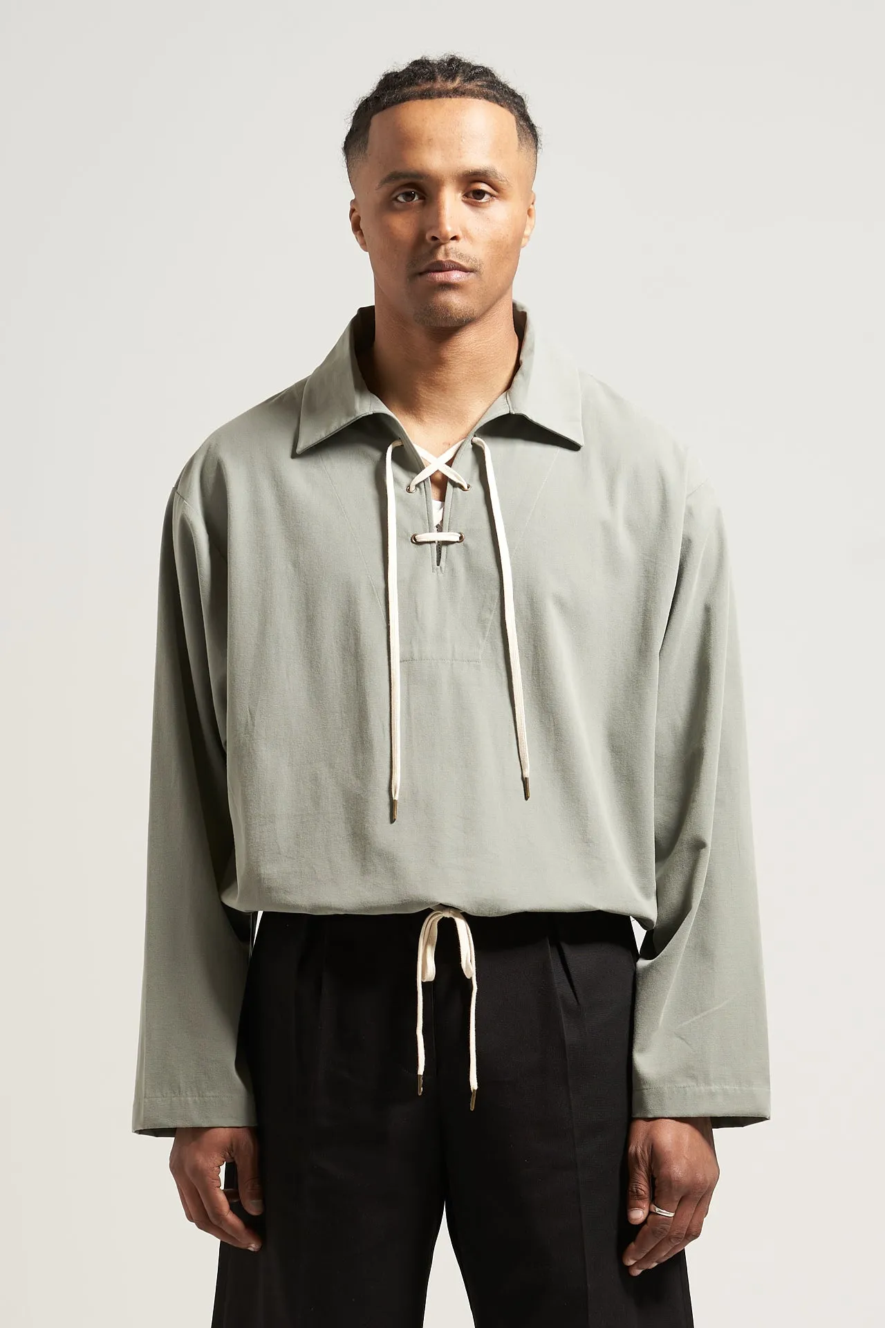 The Serene Lace Front Shirt