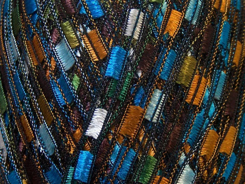 Trellis Ladder Yarn - Land & Sea