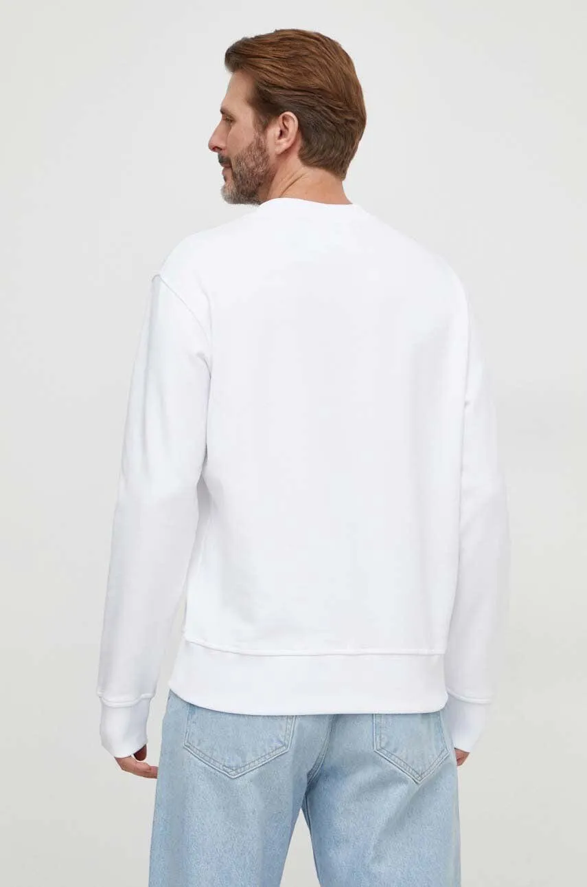 Versace Jeans Couture White Cracked Logo Sweatshirt – Urban Luxe -